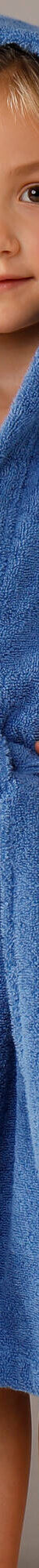 Peignoir enfant éponge à capuche personnalisable (bleu dur) Peignoir enfant éponge à capuche personnalisable (bleu dur)